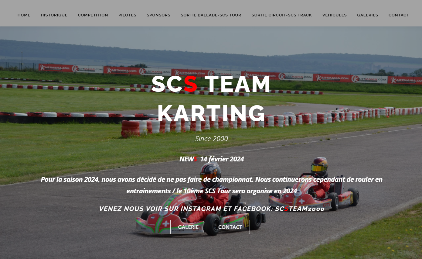 Site Web SCS Team