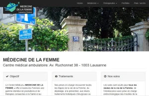 Médecine de la femme lausanne