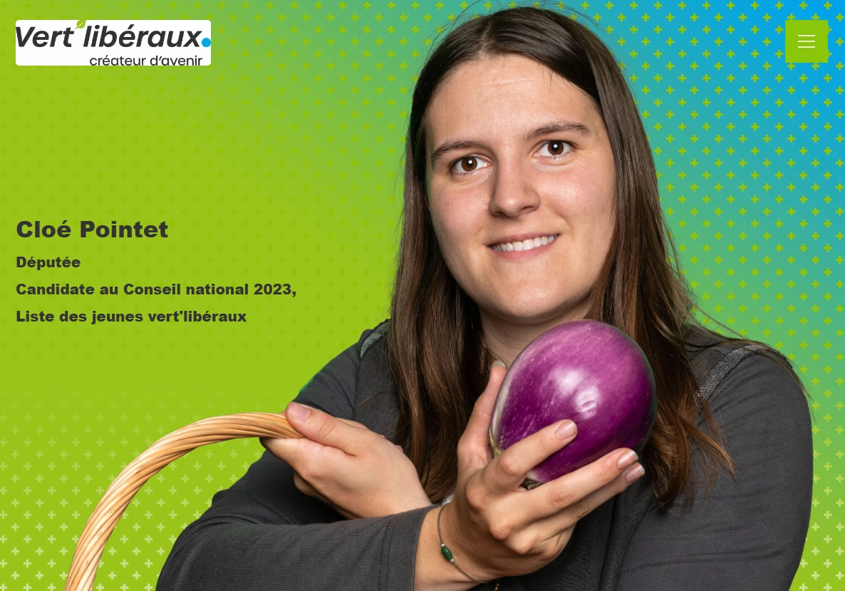 Site web de Cloé Pointet