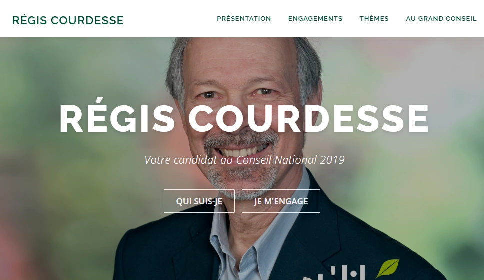 Site Web de Régis Courdesse