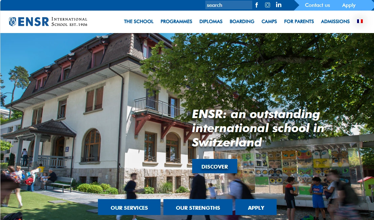 Site Web ENSR